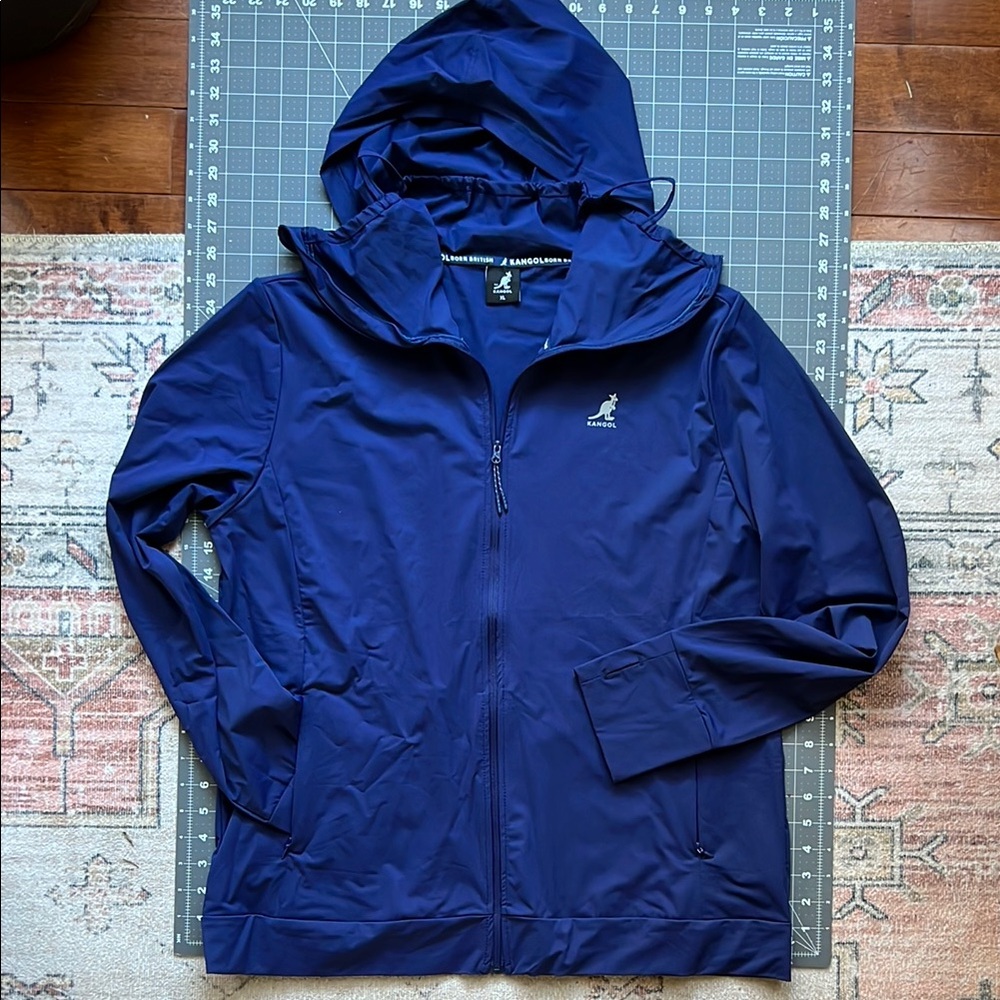 Kangol Blue Hooded Jacket
